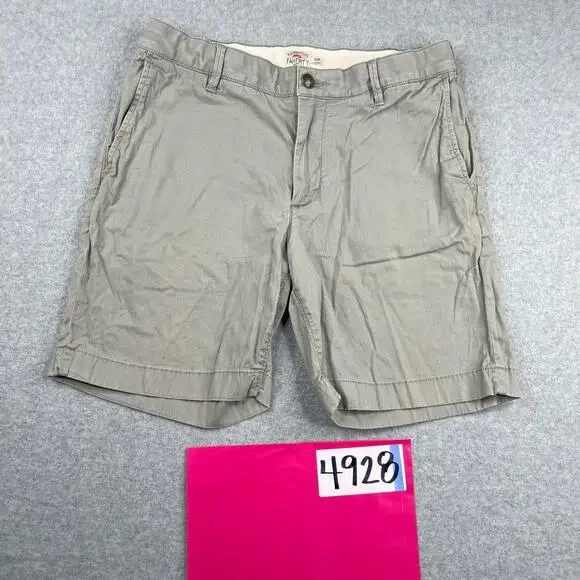Faherty Shorts Mens 33 Gray Chino Outdoor Stretch Beach Casual Men *31 SEE