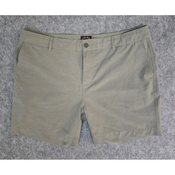 Faherty All Day Shorts Drawstring Men’s 38 Green Stretch 6