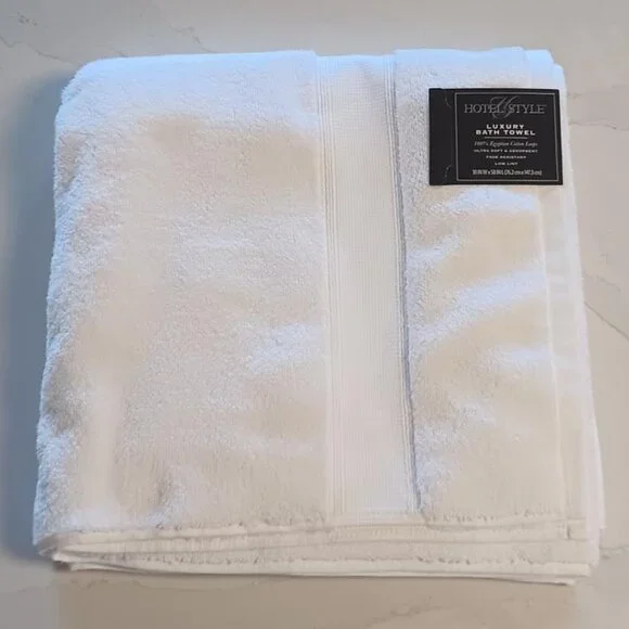 Hotel Style White Luxury Bath Towel 100% Egyptian Cotton 30