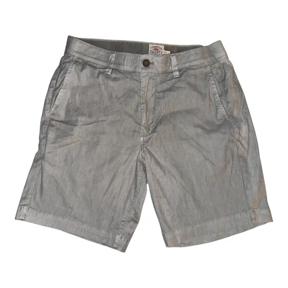 Faherty Linen Organic Cotton Shorts 30