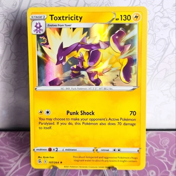 Toctricity 107/264 Pokémon TCG Holo Rare