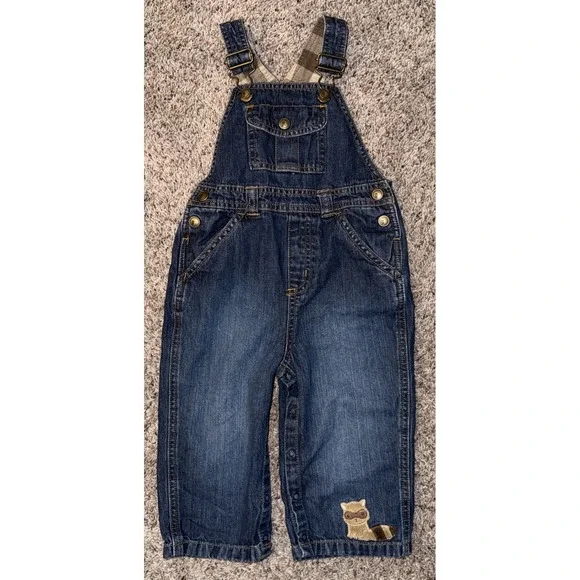 Gymboree Baby Raccoon‎ Overalls 2007 18-24 Months