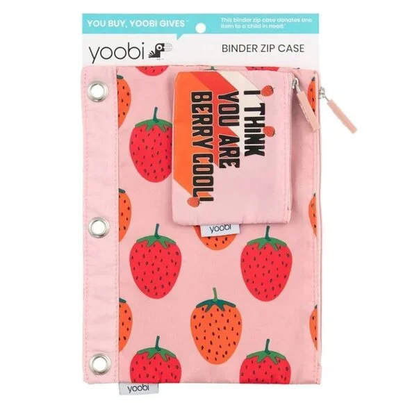 Yoobi Binder Zip Case & Coin Purse - 