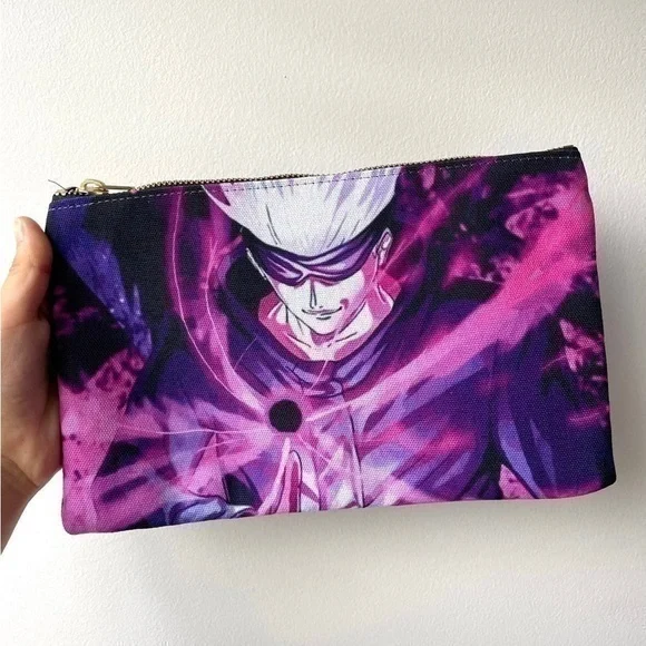 Satoru Gojo Purple Hollow Pencil Pouch | Jujutsu Kaisen Anime | NWT ✨💜