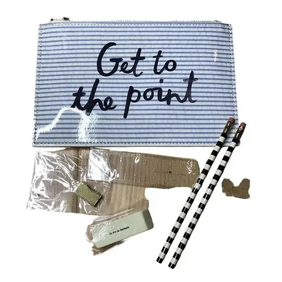 Kate Spade New York Seersucker Pencil Pouch