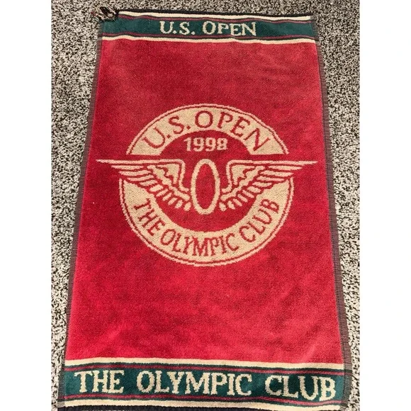 VTG 1998 U.S. Open The Olympic Club Golf Towel Made In Belgium Cotton