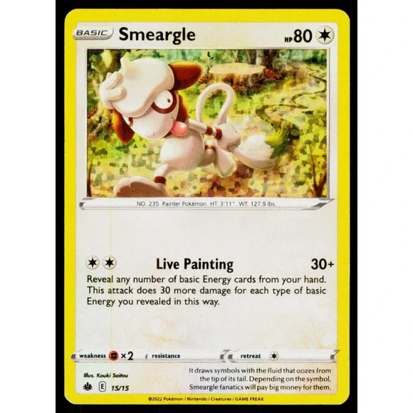 Smeargle - 15/15 Promo McDonald's Promos 2022 015/015 MP