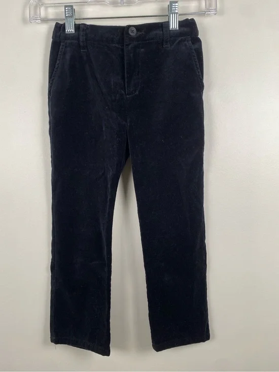Gymboree Boys Black Velvet Pants 5T