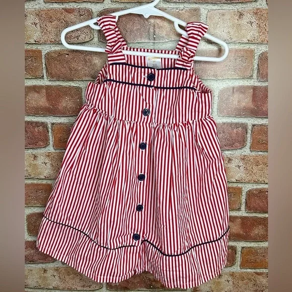 Patriotic Red white and blue summer sundress by Gymboree size 2T