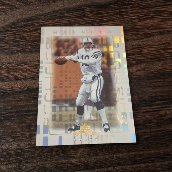 Peyton Manning MVP Trading Card - MVP COLTS Upper Deck