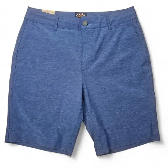 FAHERTY NWT All Day Shorts Men's XL Blue Performance Stretch Drawstring Golf