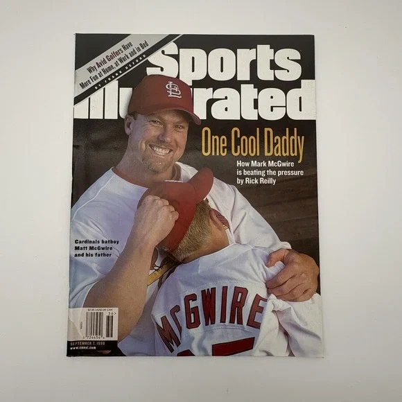 Vintage Sports Illustrated‎ Magazine Sept Mark McGwire Cardinals Baseball Cover