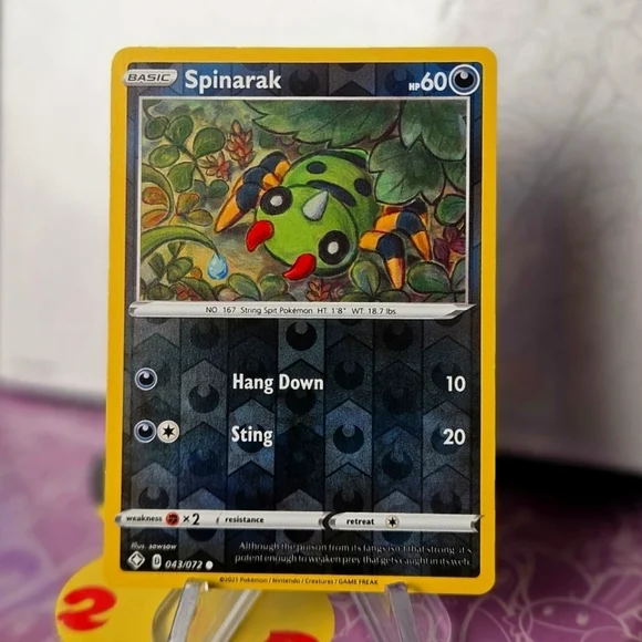 Spinarak 043/072 Pokemon TCG Reverse Holo