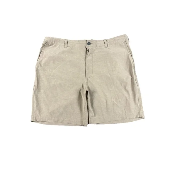 Faherty Shorts Mens 42 Beige All Day Lightweight Stretch Casual Drawstring