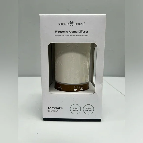 Serene House Ultrasonic Aroma Diffuser - Snowflake