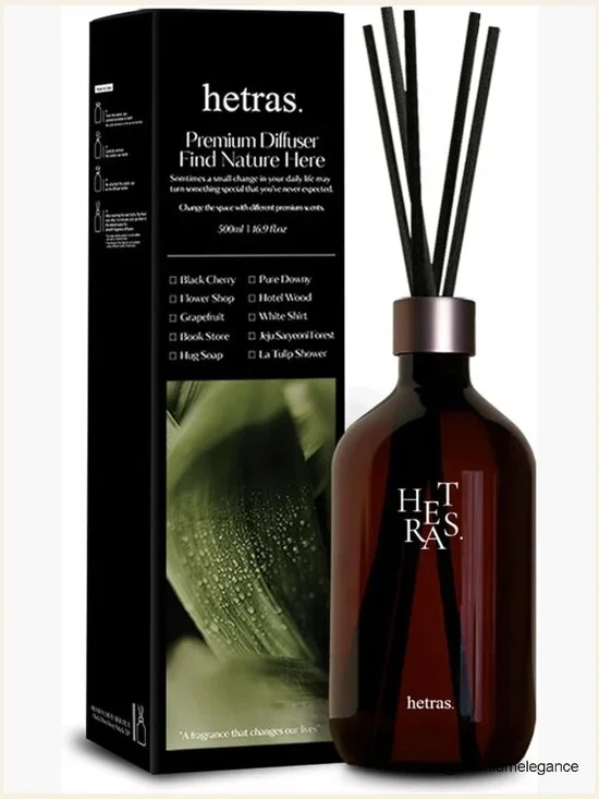 Large Reed Diffuser Set Pure Laundry Scent 500ml
