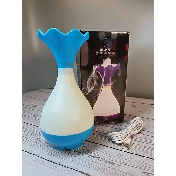 ESSENTIAL OILS DIFFUSER - USB - PORTABLE/LIGHTWEIGHT - BLUE