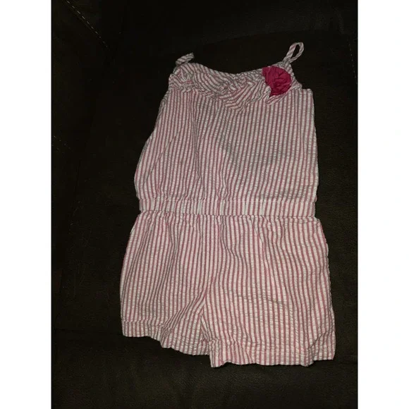 Gymboree island hopper pink romper size 5
