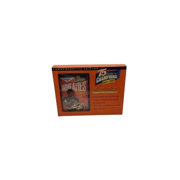 Mini Wheaties Box 75 Years Champions Walter Payton Commemorative Edition 24k