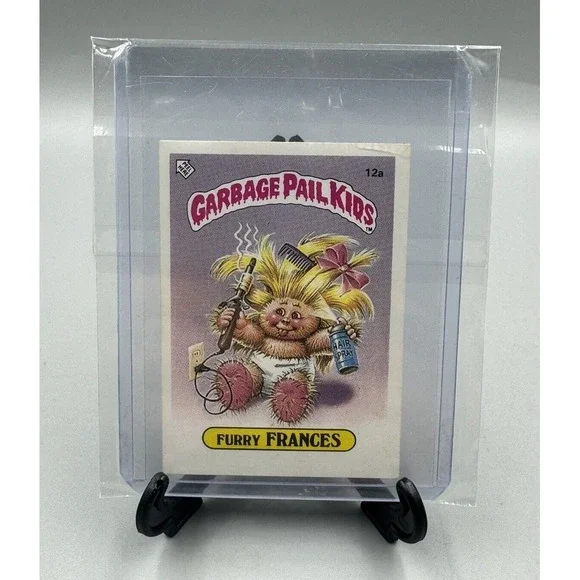 1985 Topps‎ Garbage Pail Kids UK Mini OS1 #12a Furry FRANCES 12a