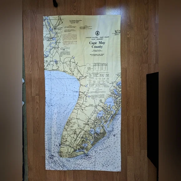 Mapisart Cape May‎ Chart Towel