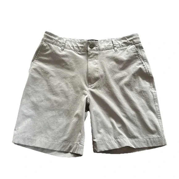 Faherty All Day Shorts Men 30 Gray 7 Inseam Stretch Lightweight