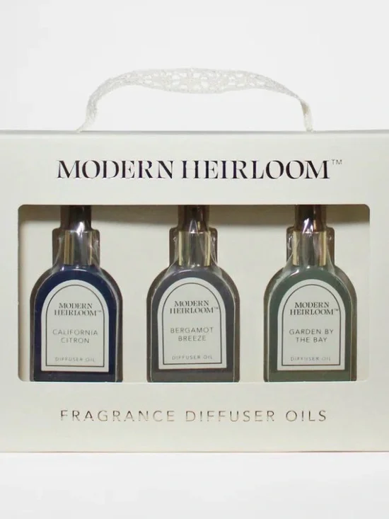 Fragrance Diffuser Oils Set - Blue, Gray, Green