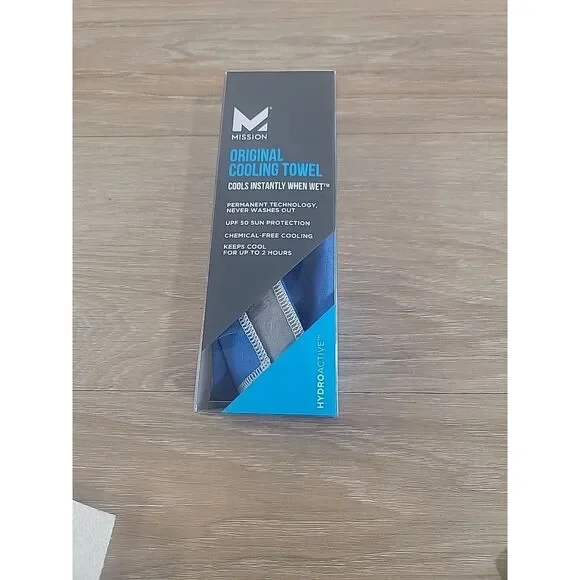 **NEW** Mission Original‎ Cooling Towel Chemical Free Cooling Blue 10