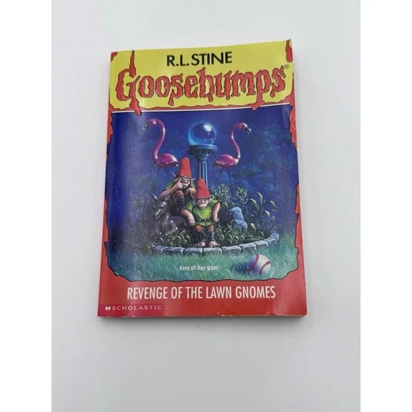 VTG Revenge of The Lawn Gnomes #34 R.L. Stine First scholastic printing 1995 EUC