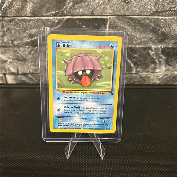 Pokemon 54/62 Shellder 1999 Vintage Card‎ from the Fossil Set M/NM