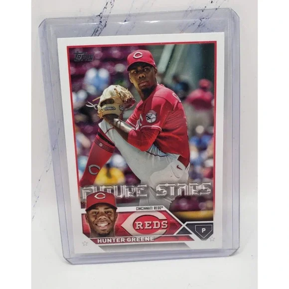 2023 Topps Series 1 Future Stars Hunter Greene Cincinnati Reds #155