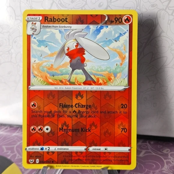 Raboot 032/202 Pokémon TCG Reverse Holo Rare