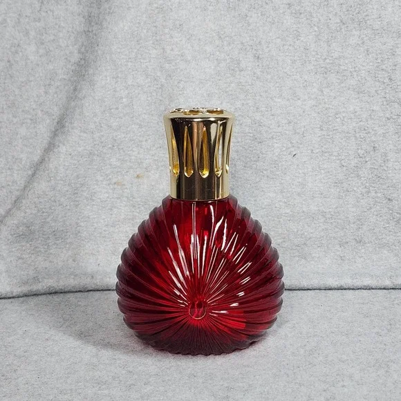 Vintage Lampe Berger Caroline Red Fragrance Lamp Catalytic Diffuser France