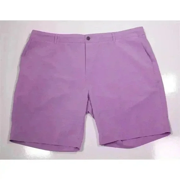 Faherty All Day Shorts Purple Hybrid Performance Fabric Shorts 9