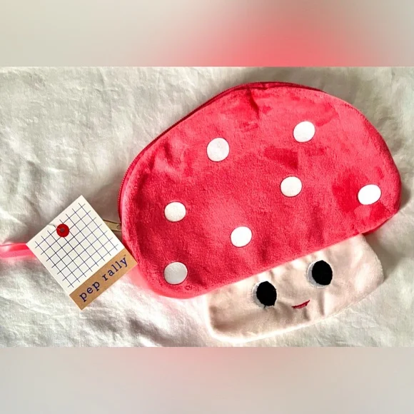 PEP RALLY Mushroom Zipper Pouch