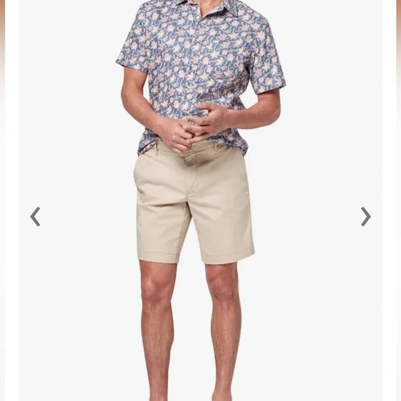 Faherty Spring Khaki Island Shorts Size 42