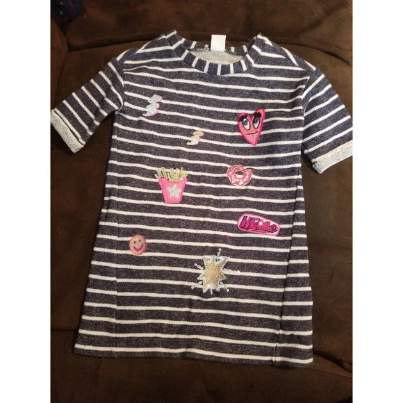 Gymboree cosmic club dress 5 monster back to‎ school