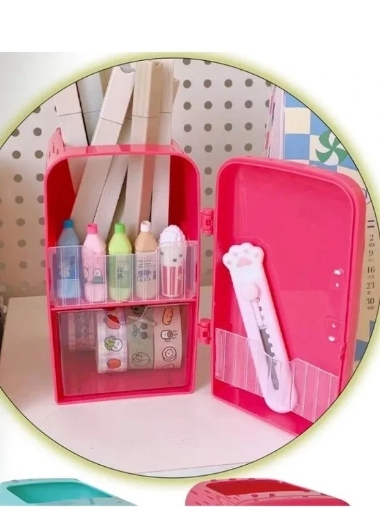 Choose 1 -Fridge Desk Pencil Case with Compartments