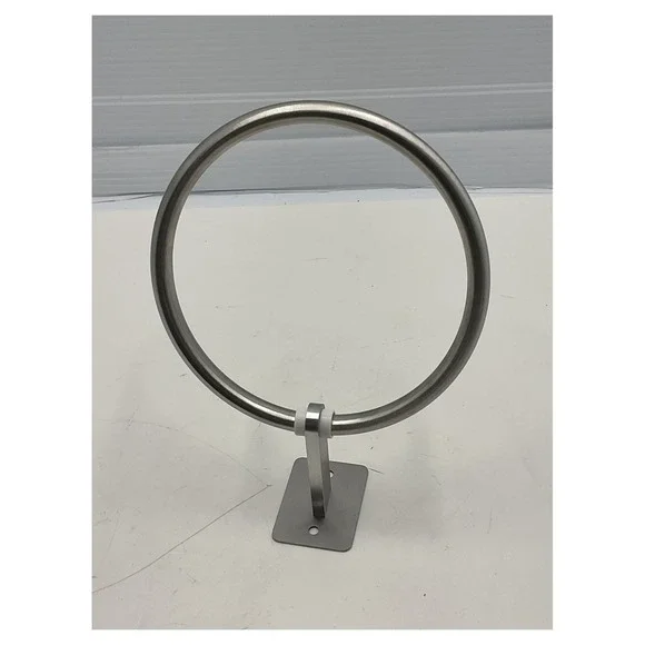 Unbranded Brushed Stainless Steel Wall Mounted Towel Ring Holder 6.5