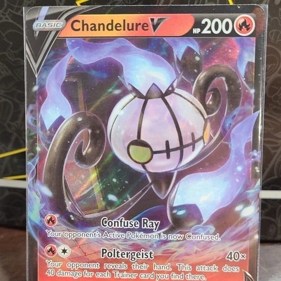 Chandelure V 039/264 Fusion Strike Holo Ultra Rare