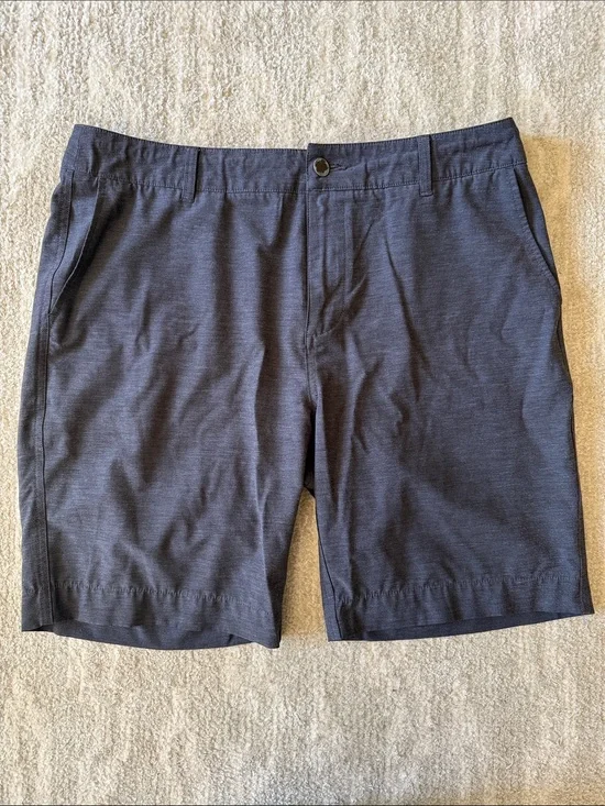 Faherty Flat-Front Casual Shorts - Navy