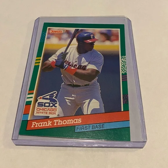 Frank Thomas RC Rookie 1990 Donruss Baseball Card Vintage Collectible