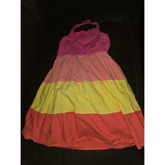 Gymboree pineapple punch halter dress size 5t