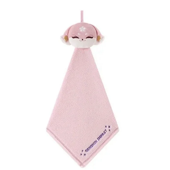 GENSHIN IMPACT Themed Hanging Towel Yae Miko Pink Bathroom Decor NEW