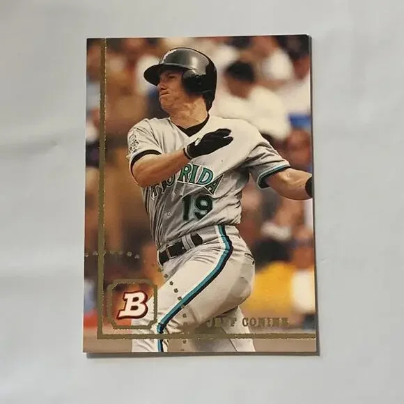1994 Bowman Jeff‎ Conine Florida Marlins Baseball Card #394