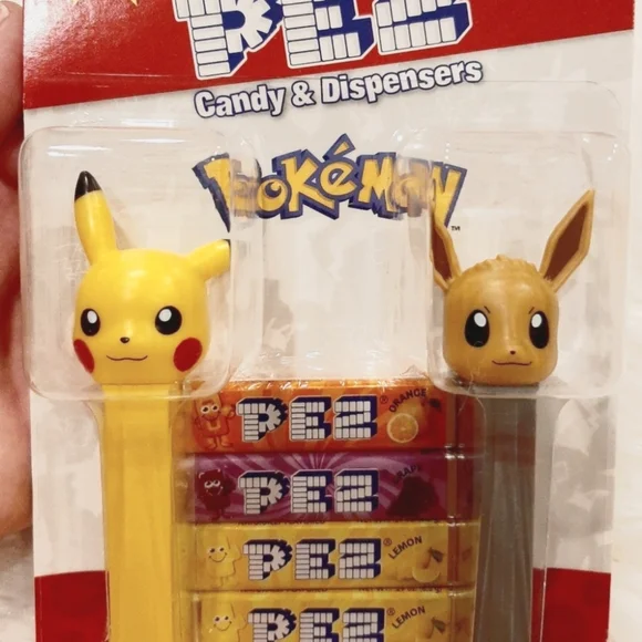 NWT! PEZ Pikachu and Eevee Pokémon