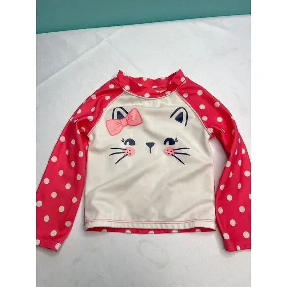 Gymboree size‎ 12/18 Adorable Polka Dot Kitty Tee