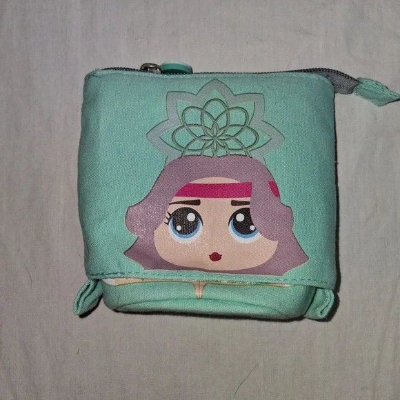 Cute Anime Girl Yoga Pencil Case‎ Pouch Zippered Pouch Bag Organizer Avery