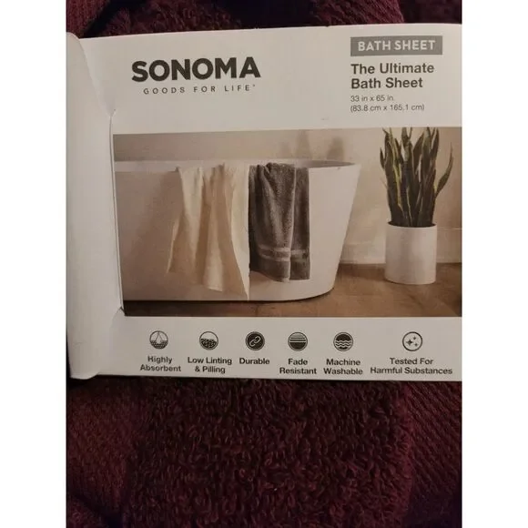 Premium 100% Cotton Soft Bath Sheet 33