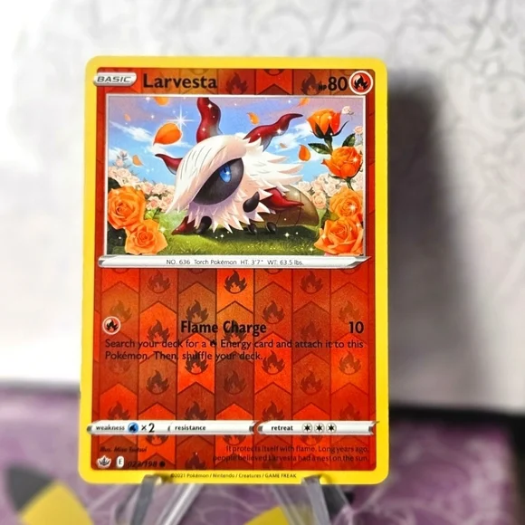 Larvesta 023/198 Pokémon TCG Reverse Holo Rare